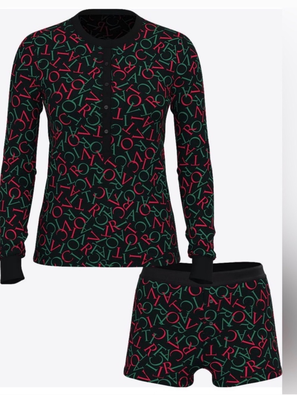 Victoria’s Secret Thermal Short Pajamas Set NWT